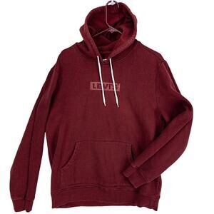 Everyday Fleece Pullover Hoodie Casual Layering Men’s Medium Maroon | Levi’s